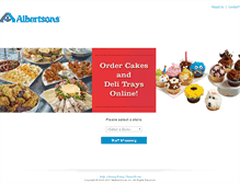 Tablet Screenshot of albertsonsorders.mywebgrocer.com