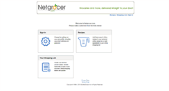 Desktop Screenshot of netgrocer.mywebgrocer.com